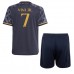 Real Madrid Vinicius Junior #7 Babykleding Uitshirt Kinderen 2023-24 Korte Mouwen (+ korte broeken)
